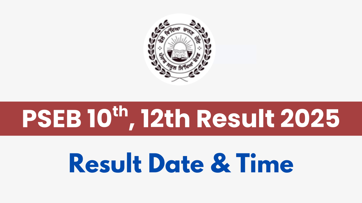 PSEB 10th & 12th Result 2025